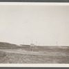 View of new roads leading to Shepherd Neck Village from Montauk Highway. Montauk, East Hampton