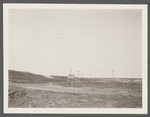 View of new roads leading to Shepherd Neck Village from Montauk Highway. Montauk, East Hampton