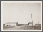 View of Montauk Highway looking east. Theater on left, stores on right. (Future business center). Montauk, East Hampton