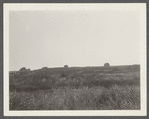 Montauk Association. Houses on hill looking east, just east of Ditch Plains Life Savings Station. Montauk, East Hampton