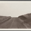View of road just west of Third House looking east. Montauk, East Hampton