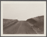View of road just west of Third House looking east. Montauk, East Hampton