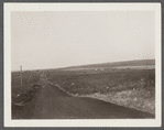 View of road looking west from Ditch Plains Life Savings Station. Montauk, East Hampton