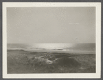 View of beach, east of Third House. House built by the government. Montauk, East Hampton