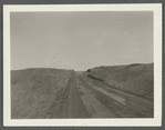 Road to Montauk Point, west of Third House (widened). Montauk, East Hampton