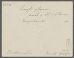 Hoyt House. Stone house on road to Montauk Point. Between Third House and Montauk Light. Further east than other houses of proprietors. Montauk, East Hampton