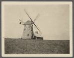 Lanthrop Brown's Windmill. Erected 1813. Montauk Point. Montauk, East Hampton