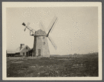 Lanthrop Brown's Windmill. Erected 1813. Montauk Point. Montauk, East Hampton