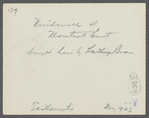 Lanthrop Brown's Windmill. Erected 1813. Montauk Point. Montauk, East Hampton