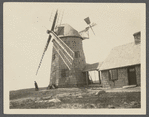 Lanthrop Brown's Windmill. Erected 1813. Montauk Point. Montauk, East Hampton
