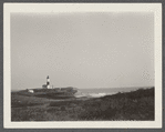 Montauk Light. Erected 1795. Stands 160 feet above the sea level, the tower
itself rises 100 feet from its foundation. Montauk Point. Montauk, East Hampton