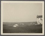 Building. Wyandank Building in center. Montauk Point. Montauk, East Hampton