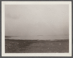 View of Lake Wyandanch alias Great Pond. Treasure Island in center in distance. Montauk, East Hampton
