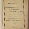 Minutes and proceedings of the second annual Convention, for the Improvement of the Free People of Color in these United States 