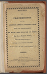 Minutes and proceedings of the second annual Convention, for the Improvement of the Free People of Color in these United States 