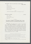 Program of The Manhattan Orchestra at Town Hall, January 23, 1965