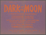 Hand-painted poster for Dark of the Moon