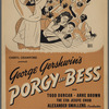 Poster for the stage production Porgy and Bess at the Majestic Theatre