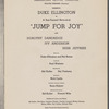 Credits page from Jump For Joy souvenir program