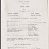 Program for Theatre Off Park revival of Shuffle Along