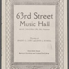 Original Broadway program for Shuffle Along