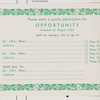 Opportunity