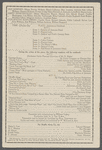 Program for Shuffle Along at Selwyn's Theatre, Park Square, Boston
