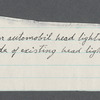 Ri-reflector for automobile headlights