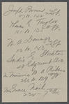 First meeting notes of the Schomburg Committee of the Trustees
