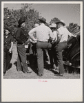 Guests at the stockmen's picnic and barbecue. Spear's Siding, Wyola, Montana.