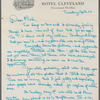 Letter from Suzanne Hayden to Radford Bascome