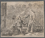 A Young Man Kneeling Before a Young Woman: a Plate from her Poem, "Van de Koddige Olipodrigo"