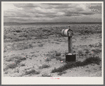 Ranch mailbox near Farson, Wyoming.