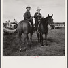 Indians watching the Crow fair at Crow Agency. Montana.