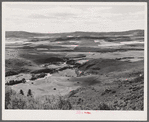Ranches and farming land in the Yampa River Valley, Colorado.