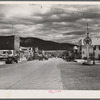 Main street of Craig, Colorado, a new and thriving boom town.