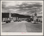 Main street of Craig, Colorado, a new and thriving boom town.
