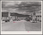 Main street of Craig, Colorado, a new and thriving boom town.