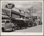 Main street of Craig, Colorado. A new and thriving boom town.