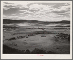 Ranches and farming land in the Yampa River Valley, Colorado.