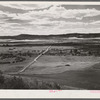 Ranches and farming land in the Yampa River Valley, Colorado.