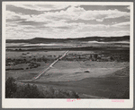 Ranches and farming land in the Yampa River Valley, Colorado.