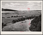 Ranches and farming land in the Yampa River Valley, Colorado.
