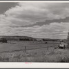 Sheepherders' tent on grazing land in Yampa River Valley, Colorado.