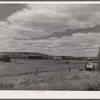 Sheepherders' tent on grazing land in Yampa River Valley, Colorado.