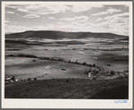 Ranches and farming land in the Yampa River Valley, Colorado.