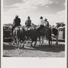 Indians at the Crow fair. Crow Agency, Montana.