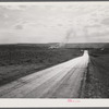 Highway leading to Grey Bull, Wyoming.