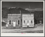 Ghost mining town coming to life because of defence mining boom. Montezuma, Colorado.