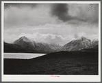 Twin Lakes with Mount Elbert and Mount Harvard after the blizzard. Colorado.